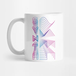 Synth Waveform Analog Audio Design Mug